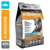 Сухой корм для кошек Probalance Поддержка иммунитета с лососем, 400г